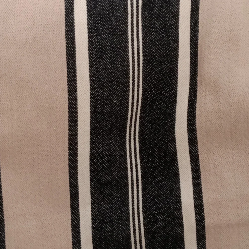 Pottery Barn Cotton Herringbone Awning Stripe King Duvet